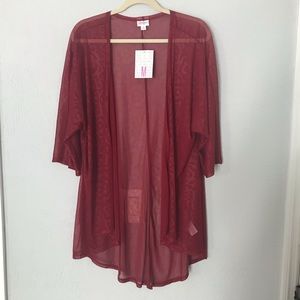 Lularoe Lindsay sheer cover sized medium